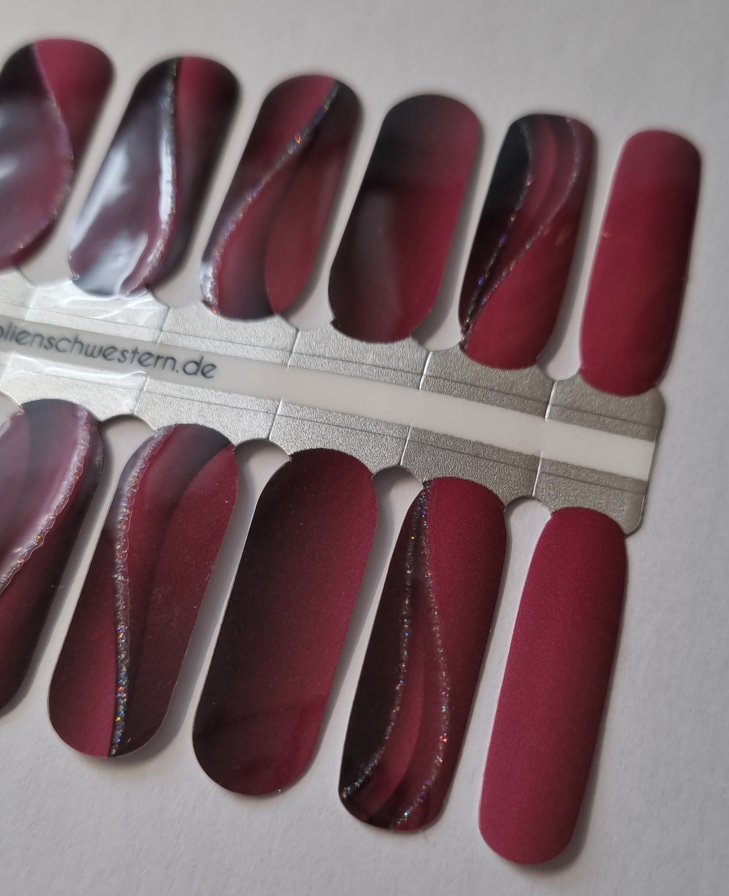 Exclusive - Plum Glitter Waves S6369 - LIMITED!