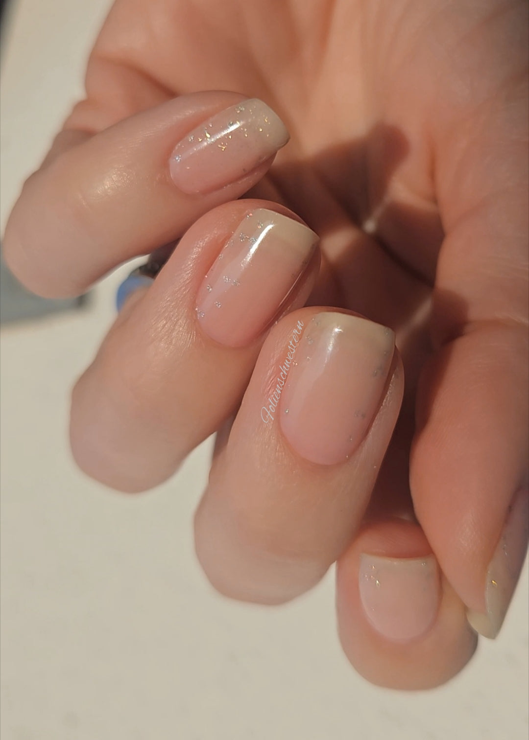 Exclusive GlossFlex - Babyboomer Glitter (semitransparent) S6862