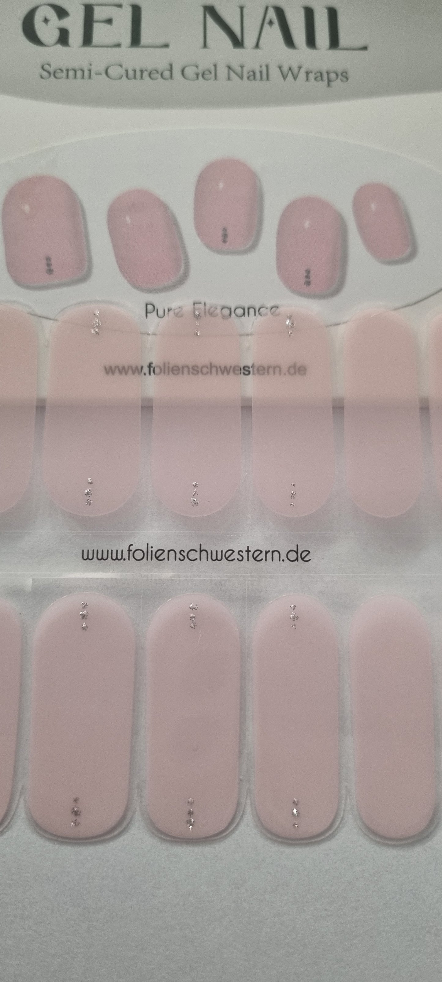 UV Gel Folien SG - Exclusive UV - Pure Elegance U6680 (semitransparent) - LIMITED!