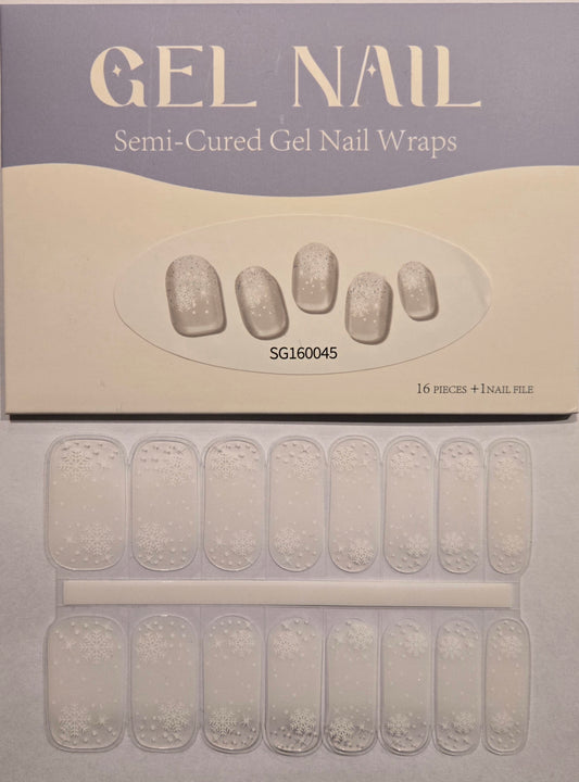 UV Gel Folien SG - Snowflake French - SG160045