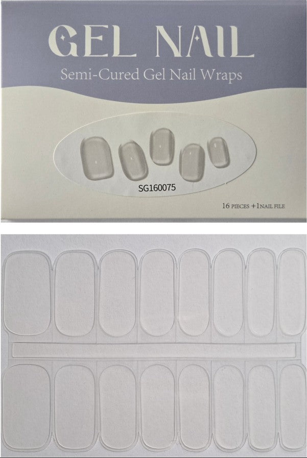 UV Gel Folien SG - Transparent SG160075- LIMITED!