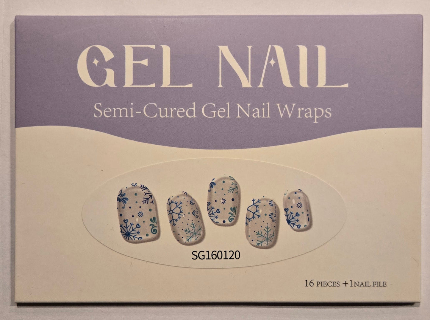 UV Gel Folien SG - Blue Flakes - SG160120