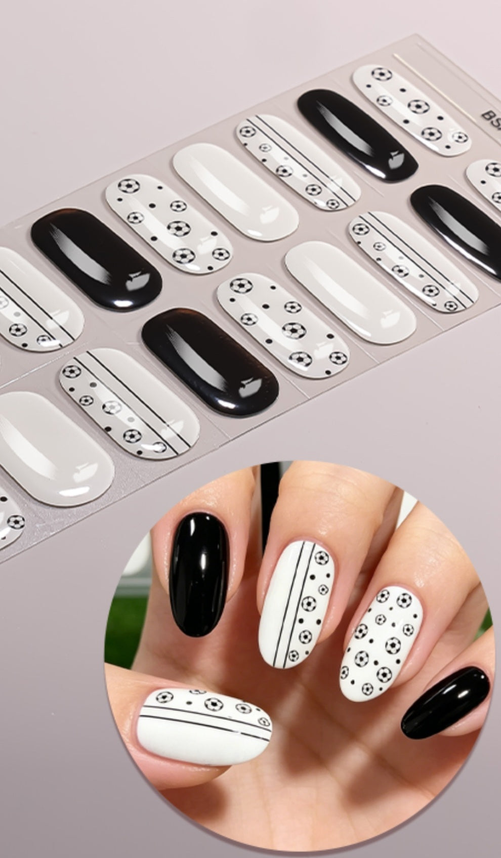 UV Free & No Top Coat - Fanfolie Fußball BSA 0418