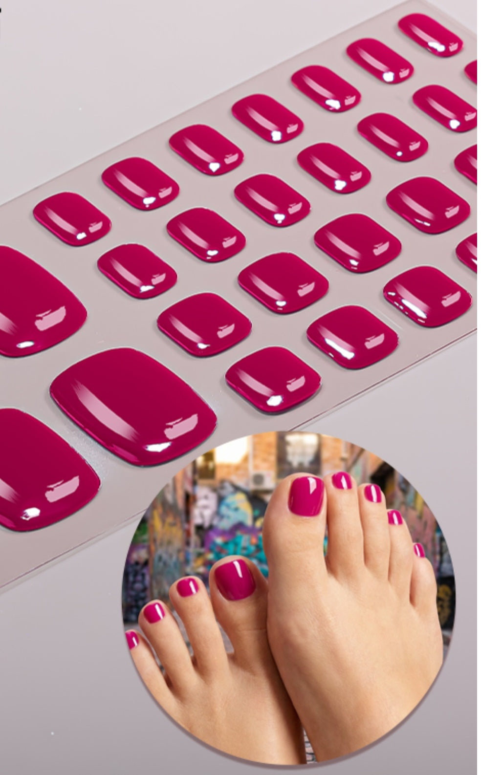 Fußfolien FF40 - Magenta BSF0040