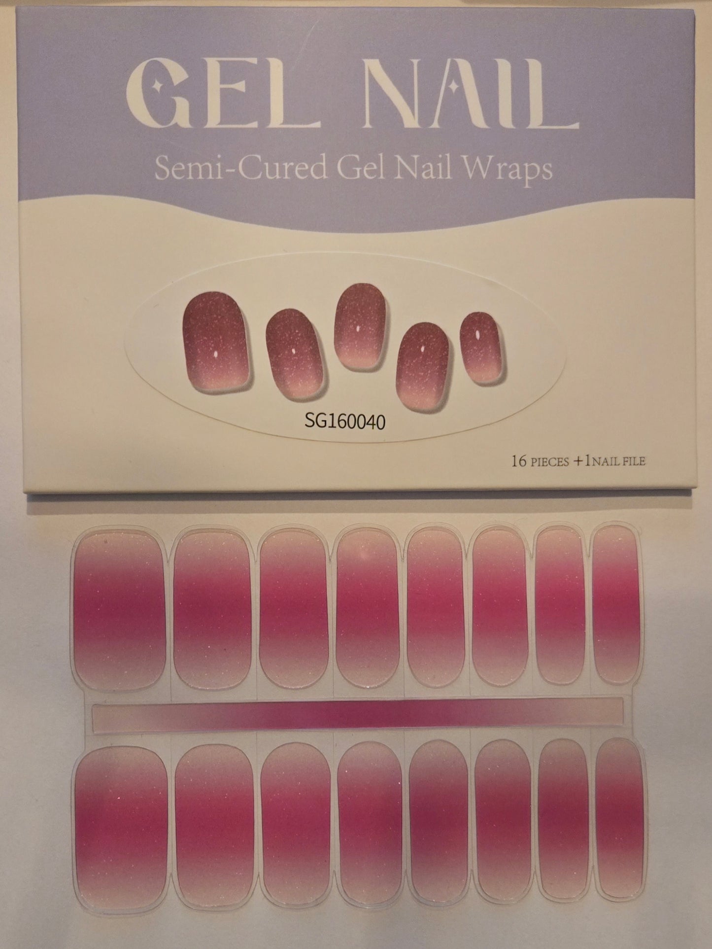 UV Gel Folien SG - Glow Pink Boomer SG160040- LIMITED!
