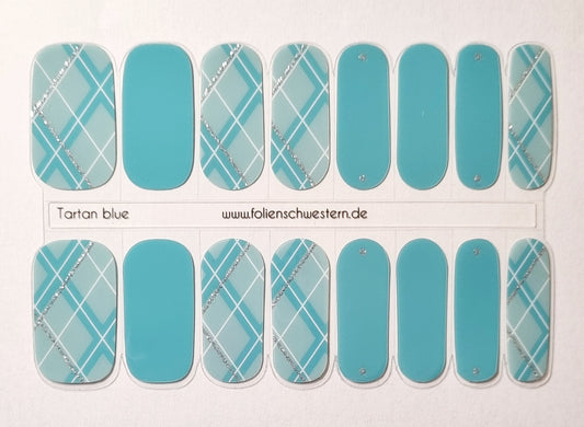 UV Gel Folien SG - Exclusive UV - Tartan Blue U6403 - LIMITED!