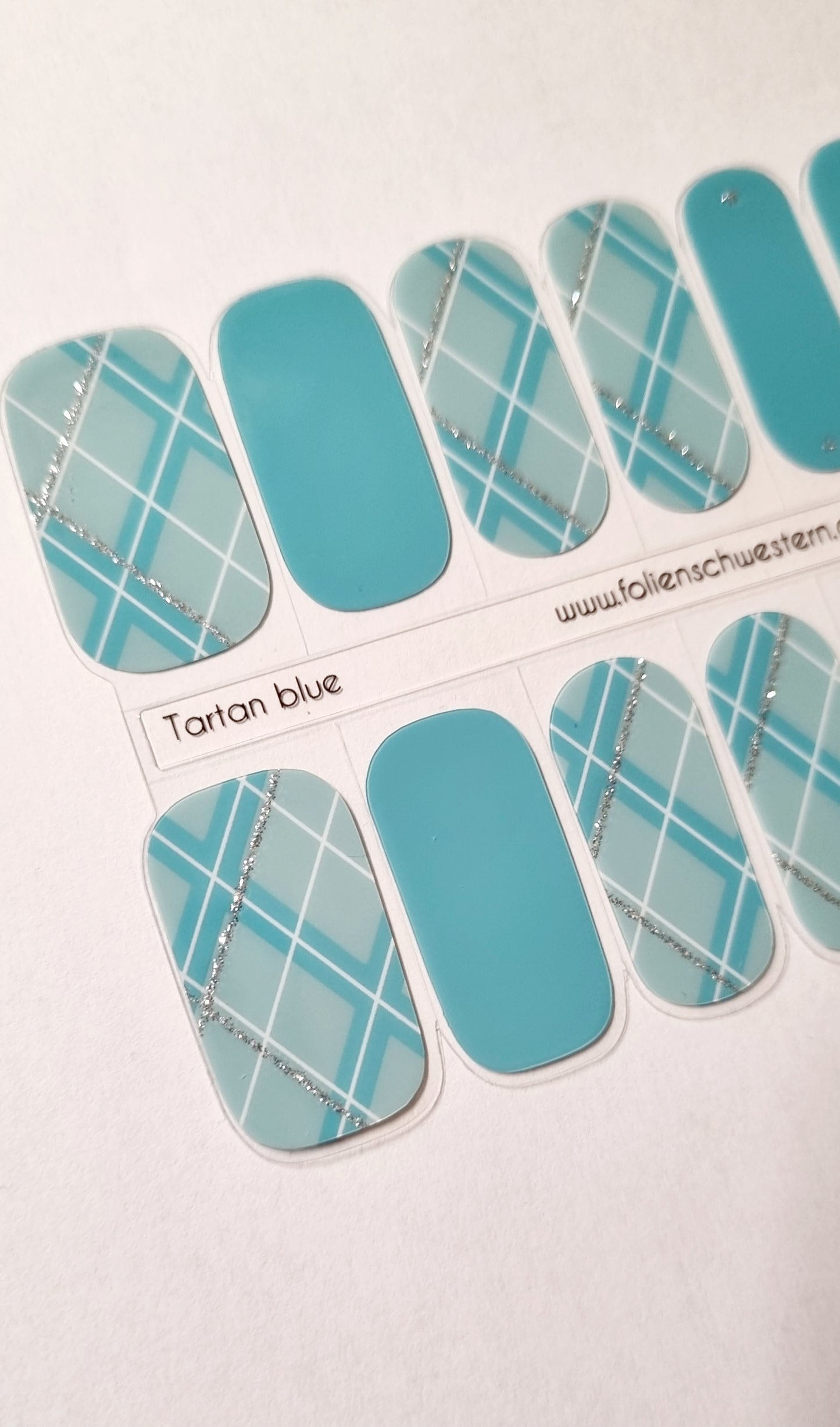 UV Gel Folien SG - Exclusive UV - Tartan Blue U6403 - LIMITED!