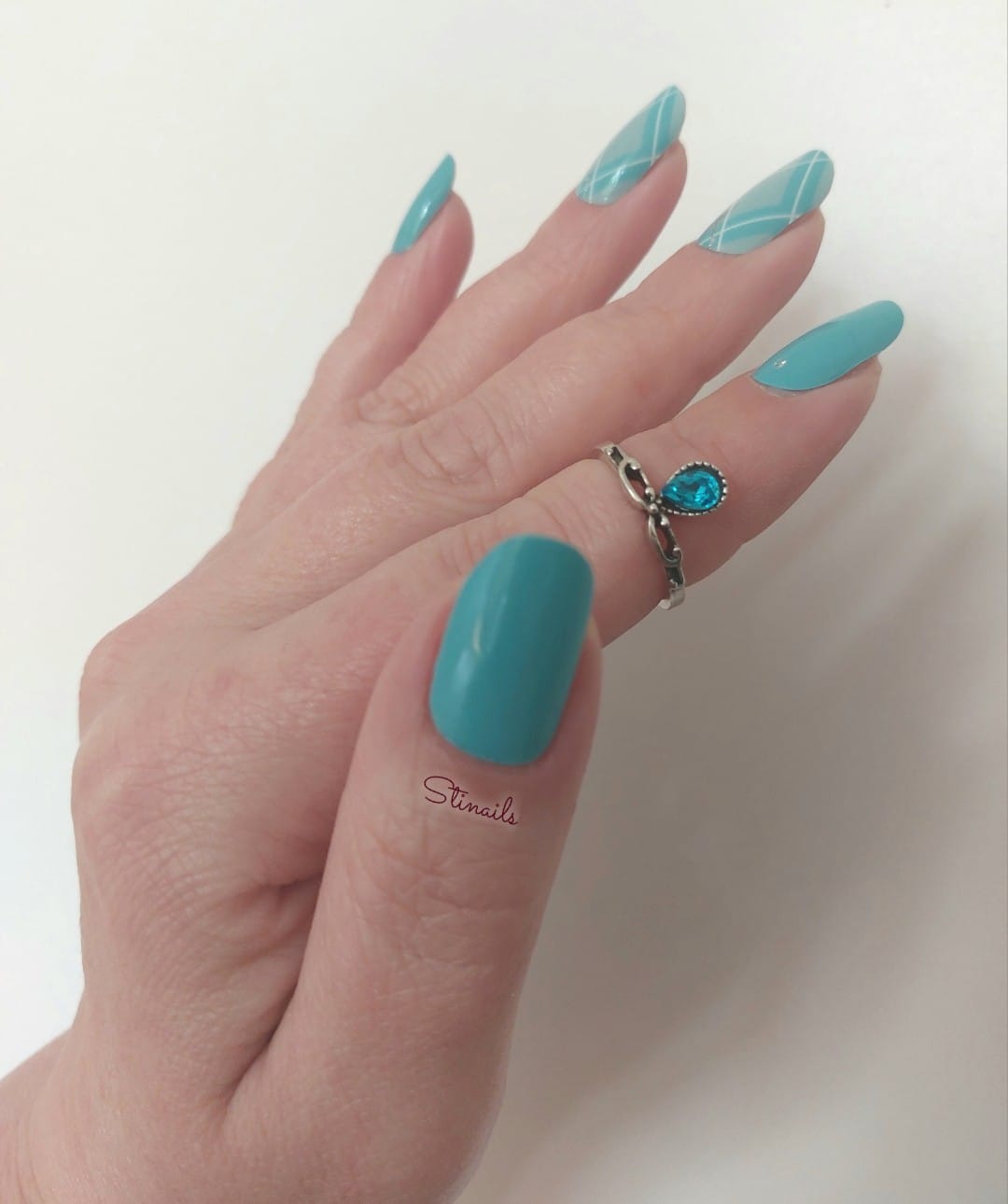 UV Gel Folien SG - Exclusive UV - Tartan Blue U6403 - LIMITED!