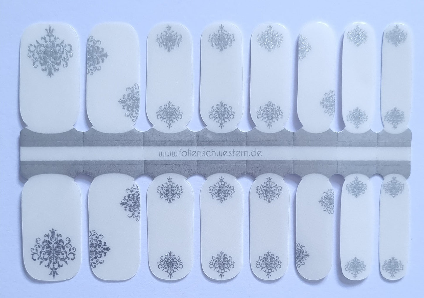 Exclusive - Silver Ornament Baroque (Transparent) S672 – LIMITED