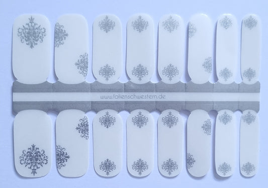 Exclusive - Silver Ornament Baroque (Transparent) S672 – LIMITED