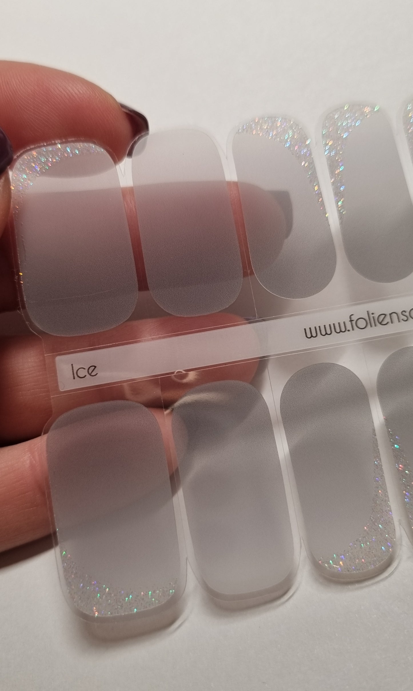 UV Gel Folien SG - Exclusive UV - Ice (semitransparent) U6292- LIMITED!