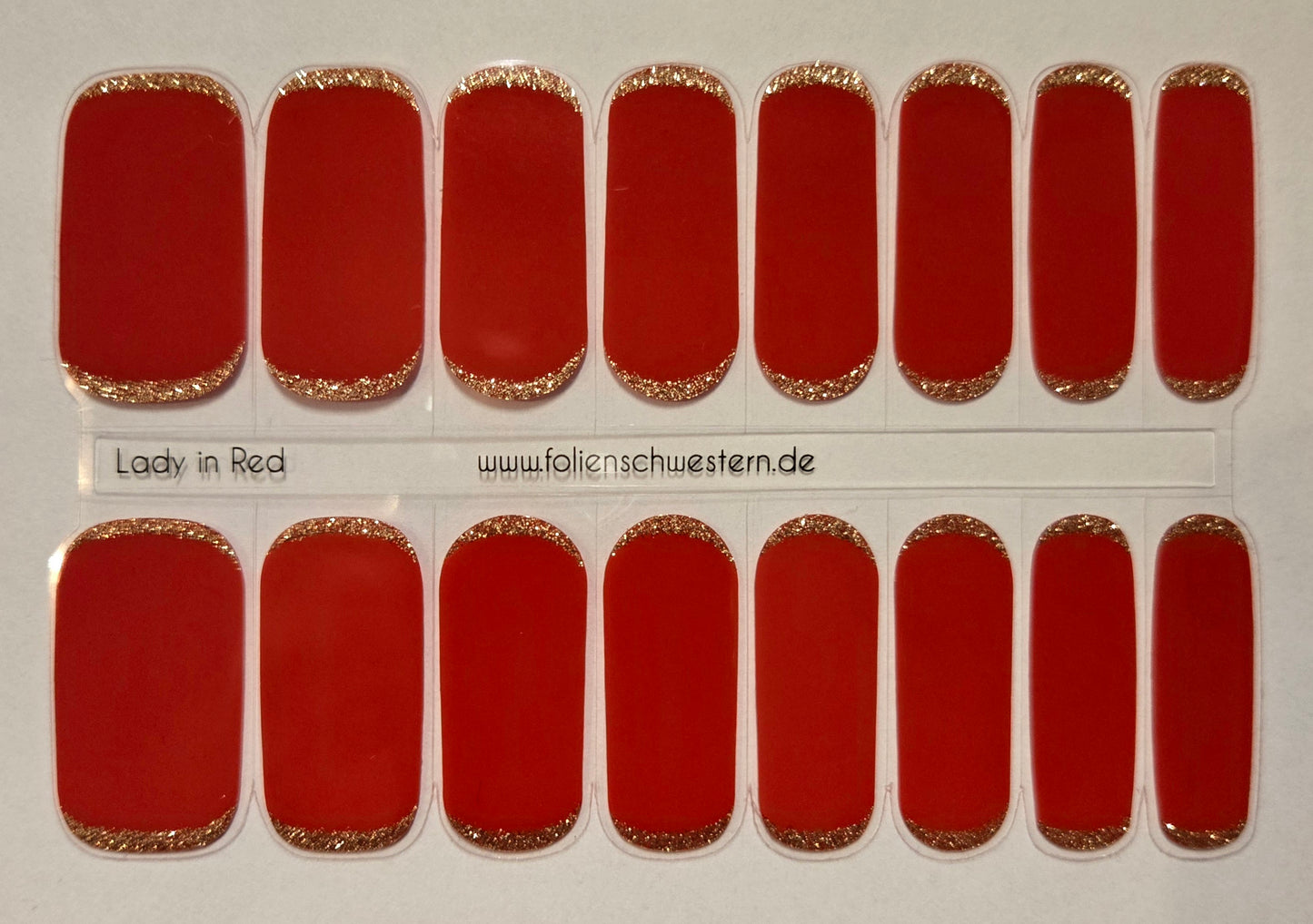 UV Gel Folien SG - Exclusive UV - Lady in Red U6681 - LIMITED!