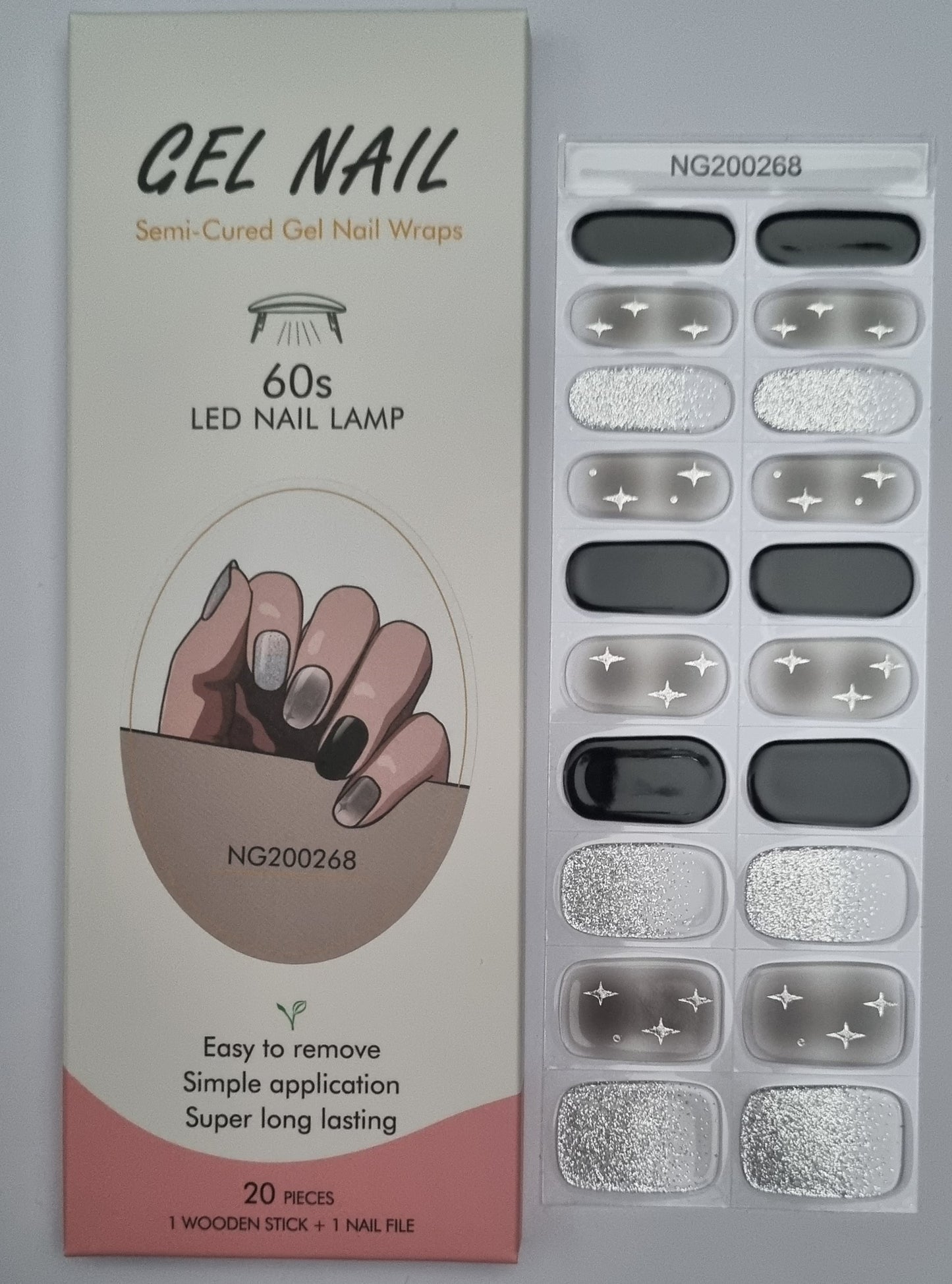 UV Gel Folien NG - Dusty NG200268