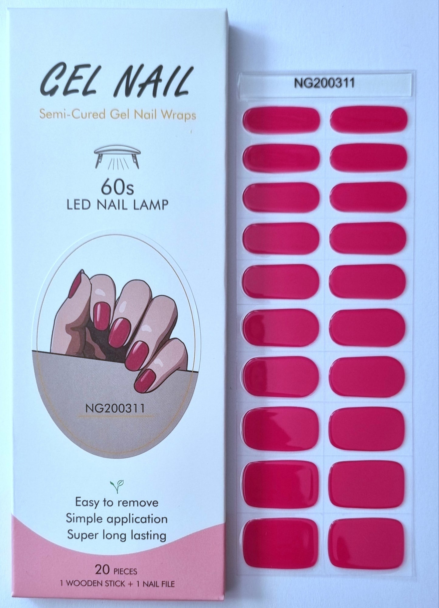 UV Gel Folien NG - Magenta NG200311