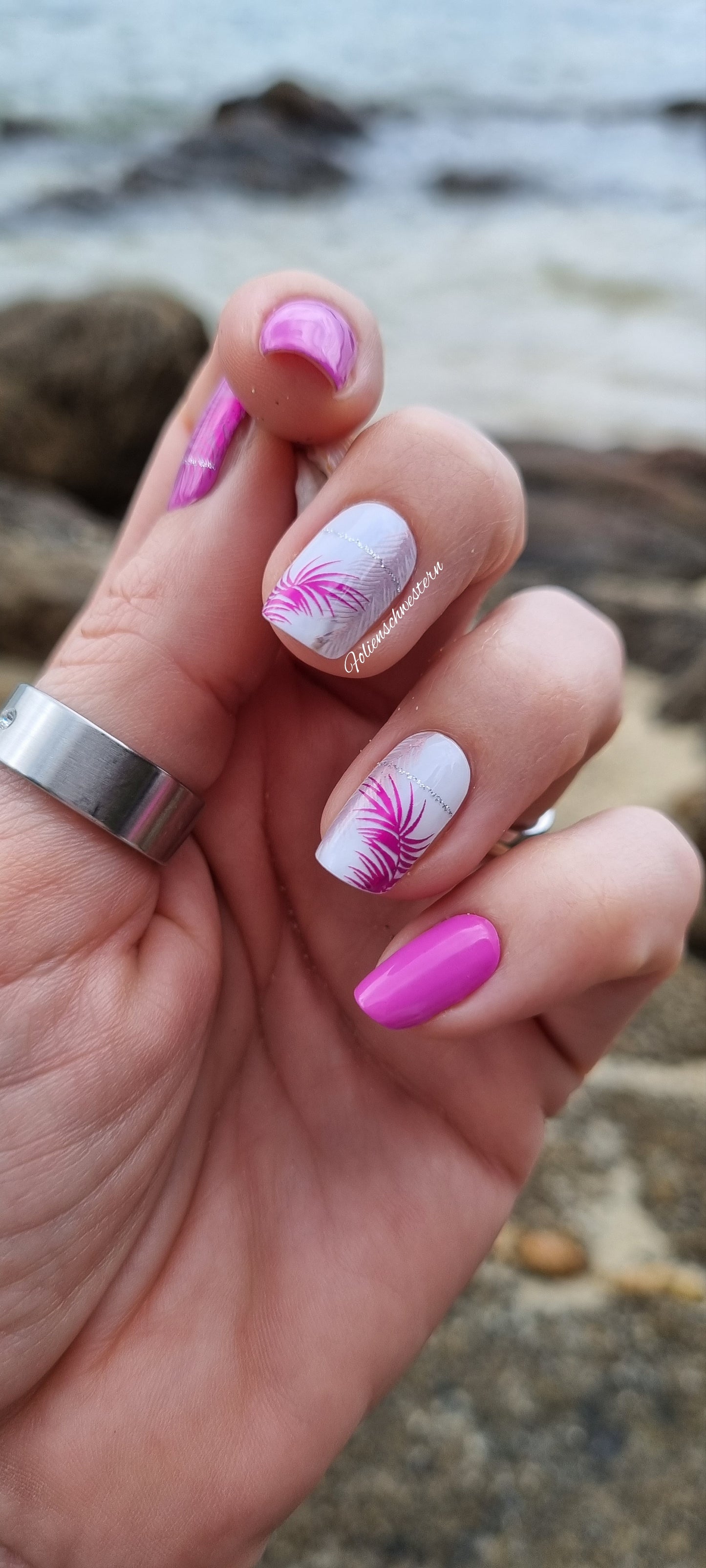 Exclusive - Pink Palm (transparent) S6402 - LIMITED!