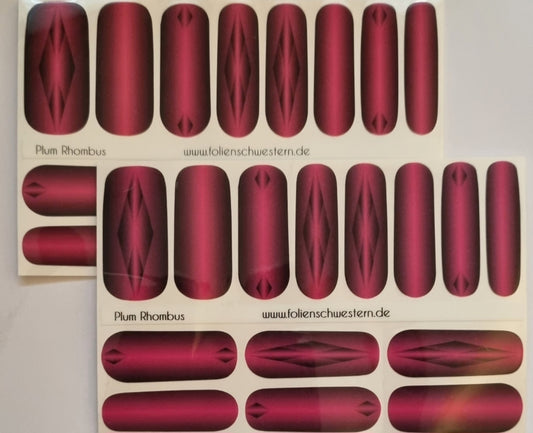 Exclusive - Plum Rhombus X6310 - LIMITED - 2x14 Stück