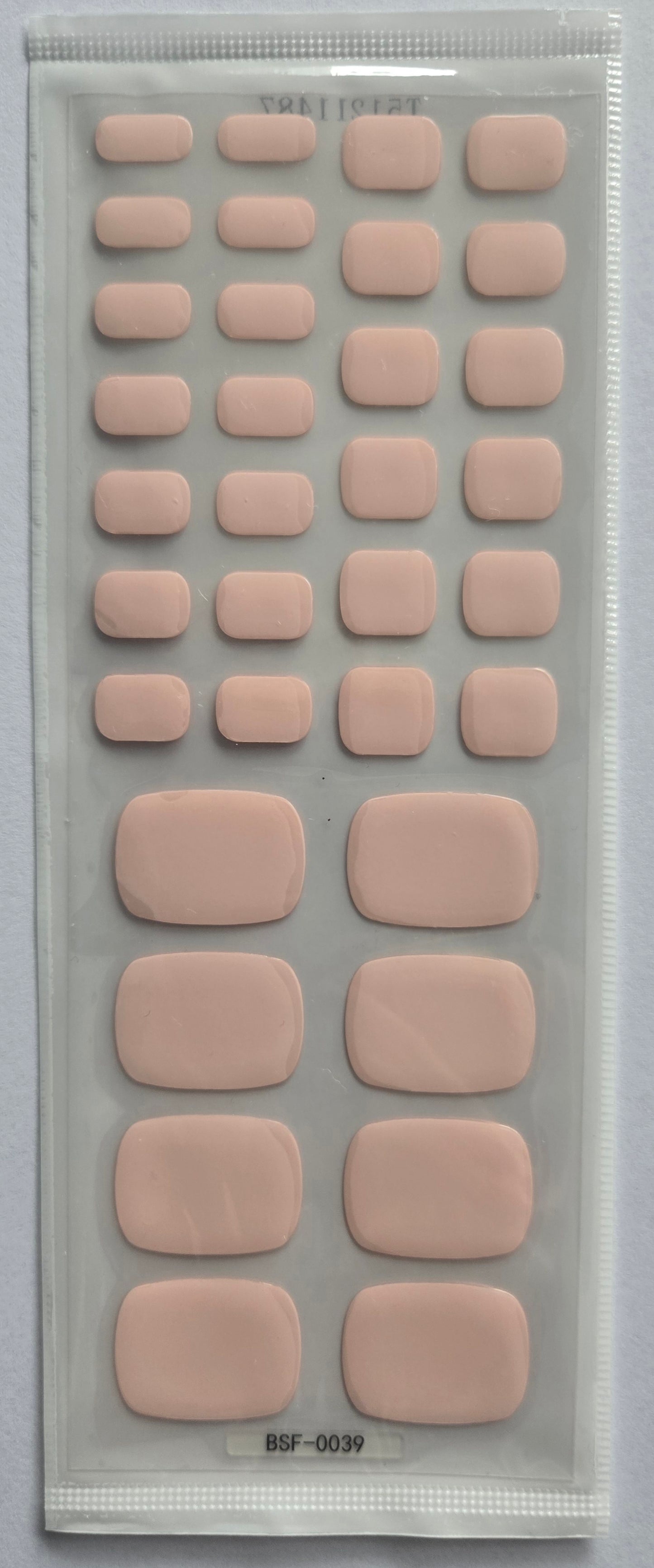 Fußfolien FF39 - Rosie - UV Free & No Top Coat!