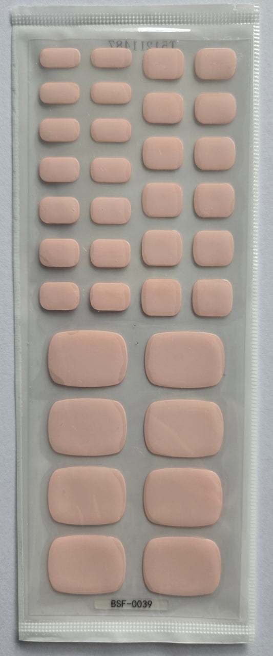 Fußfolien FF39 - Rosie - UV Free & No Top Coat!