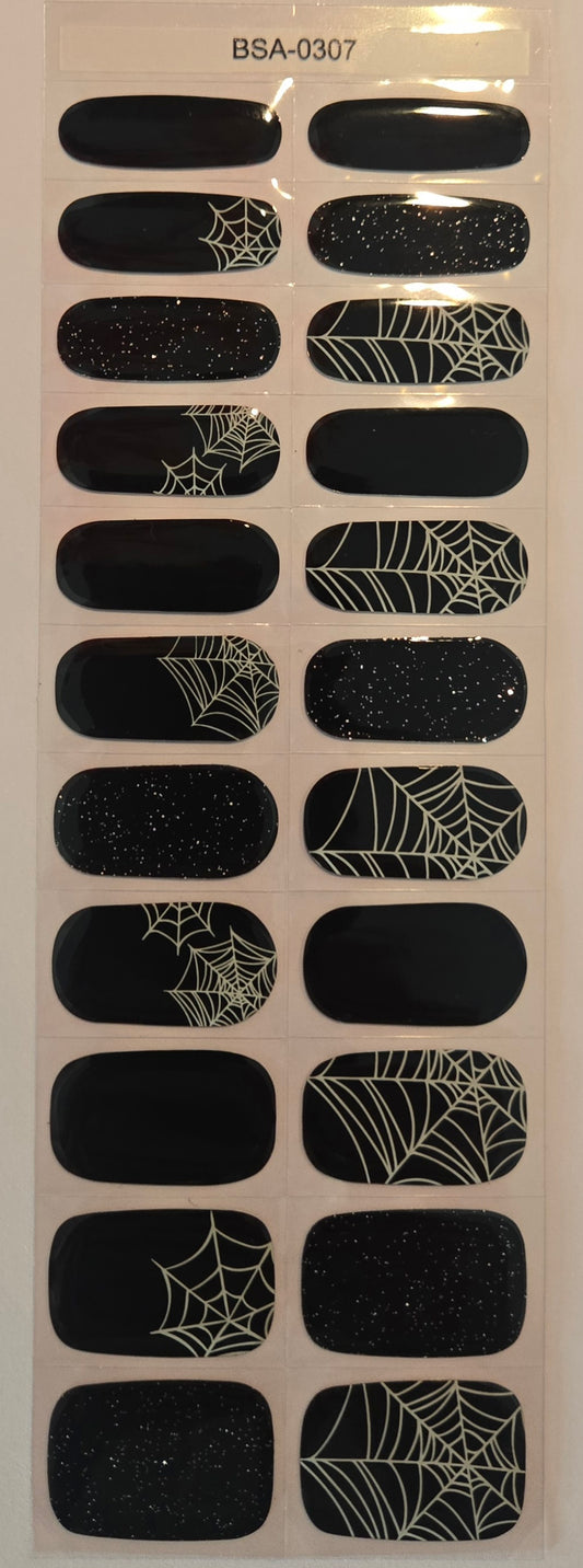 UV Free & No Top Coat- Black Spider BSA0307