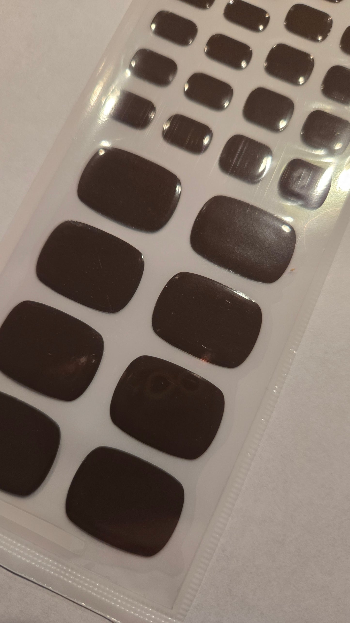 Fußfolien FF42 - Chocolate - UV Free & No Top Coat!