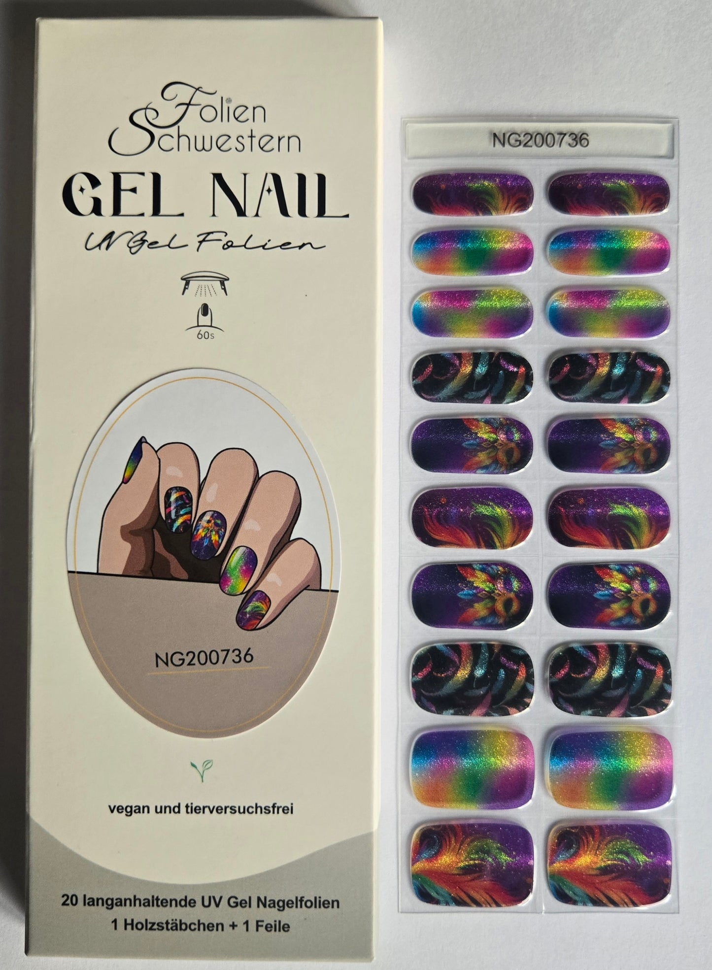 UV Gel Folien NG - Rio Carnival - NG200736 - LIMITED!
