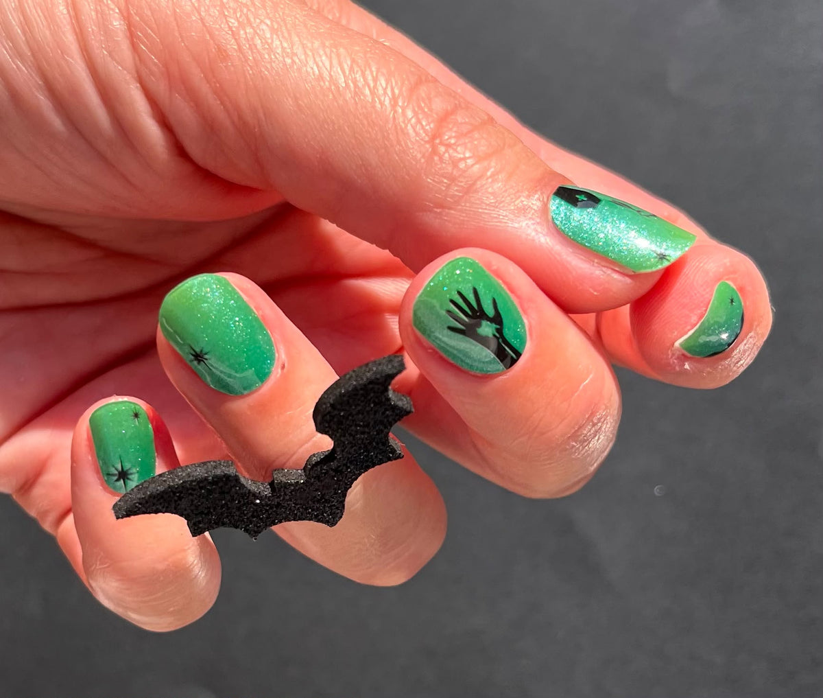 UV Free & No Top Coat- Weird! BSA0503 - Glow in the Dark!