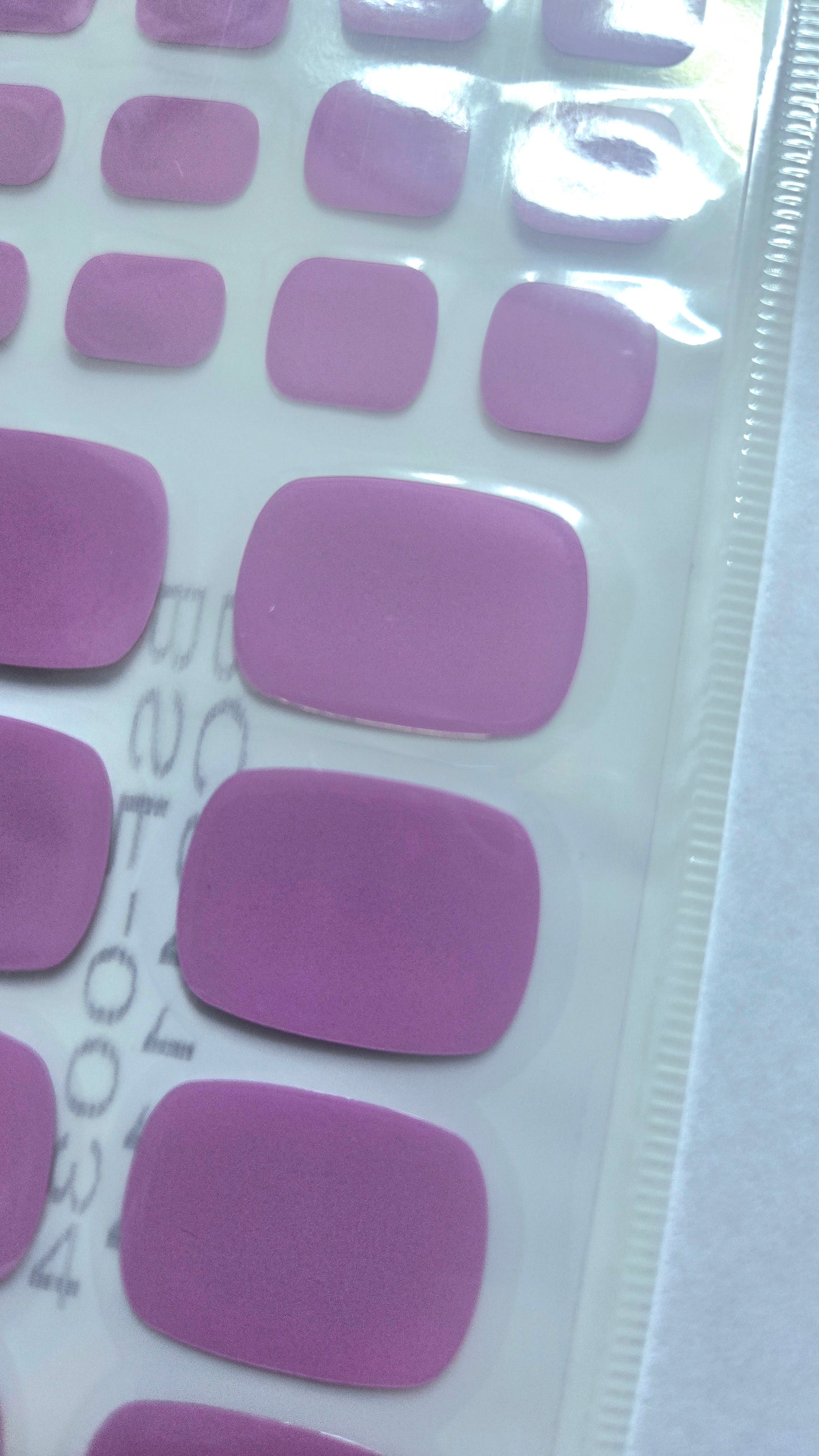 Fußfolien FF34 - Lavender - UV Free & No Top Coat!