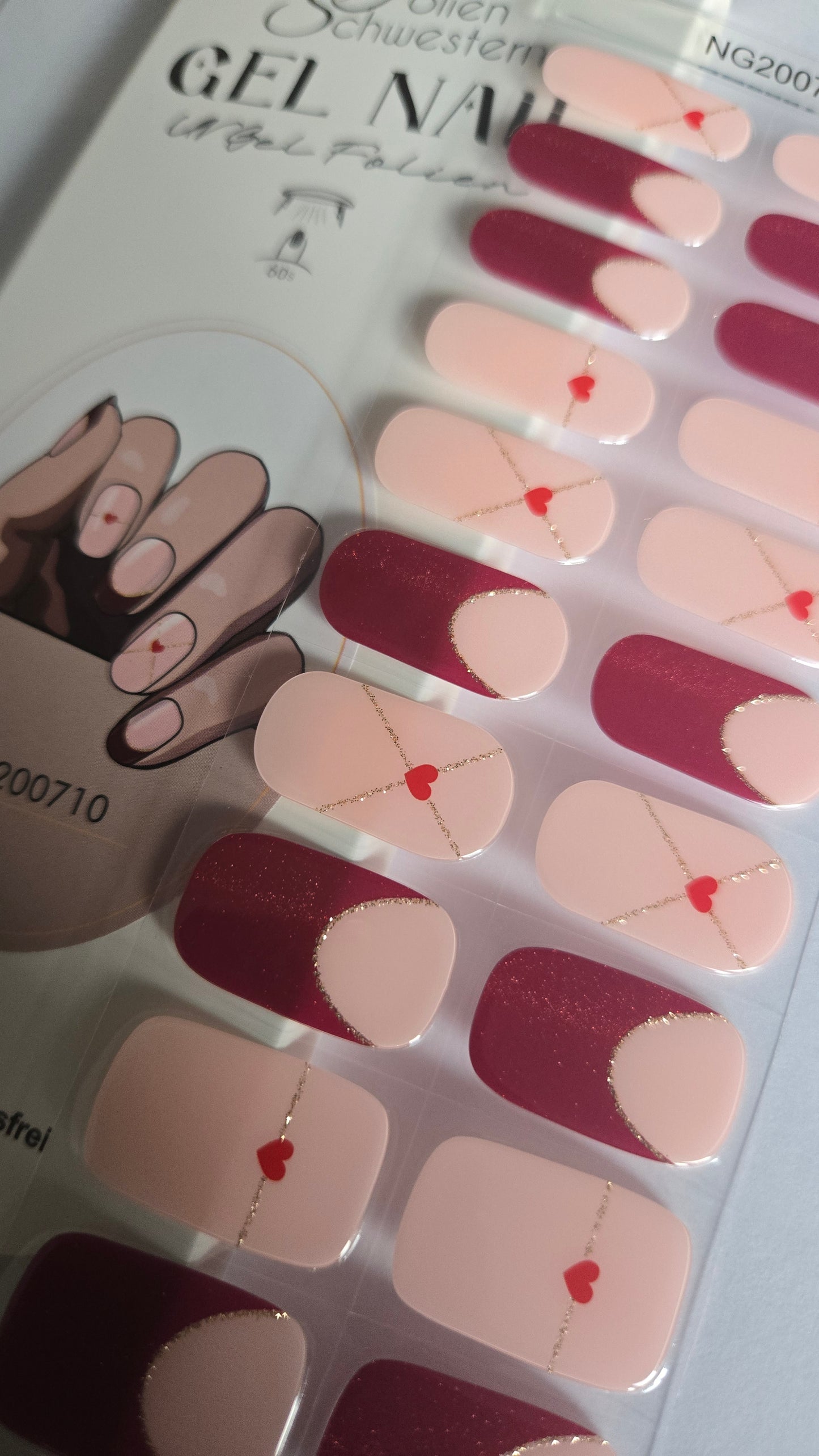 UV Gel Folien NG - Herzi - NG200710