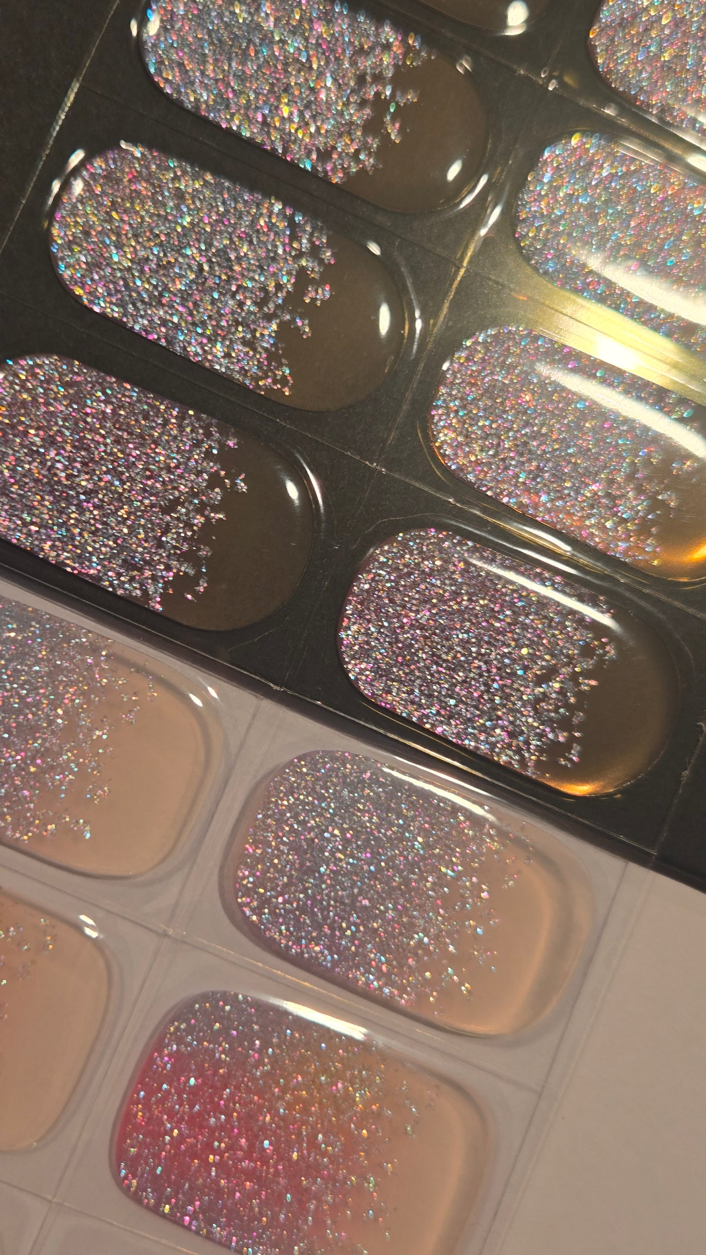 UV Gel Folien NC - Rainbow French NC250114