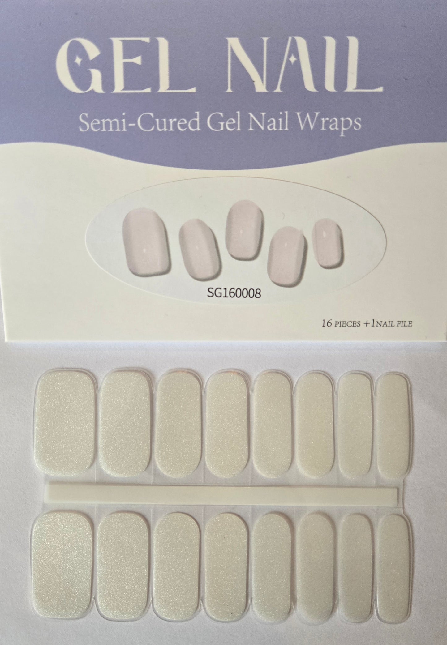 UV Gel Folien SG - Perla - SG160008