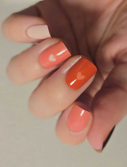 UV Gel Folien NG - Multicolor Heart NG200711