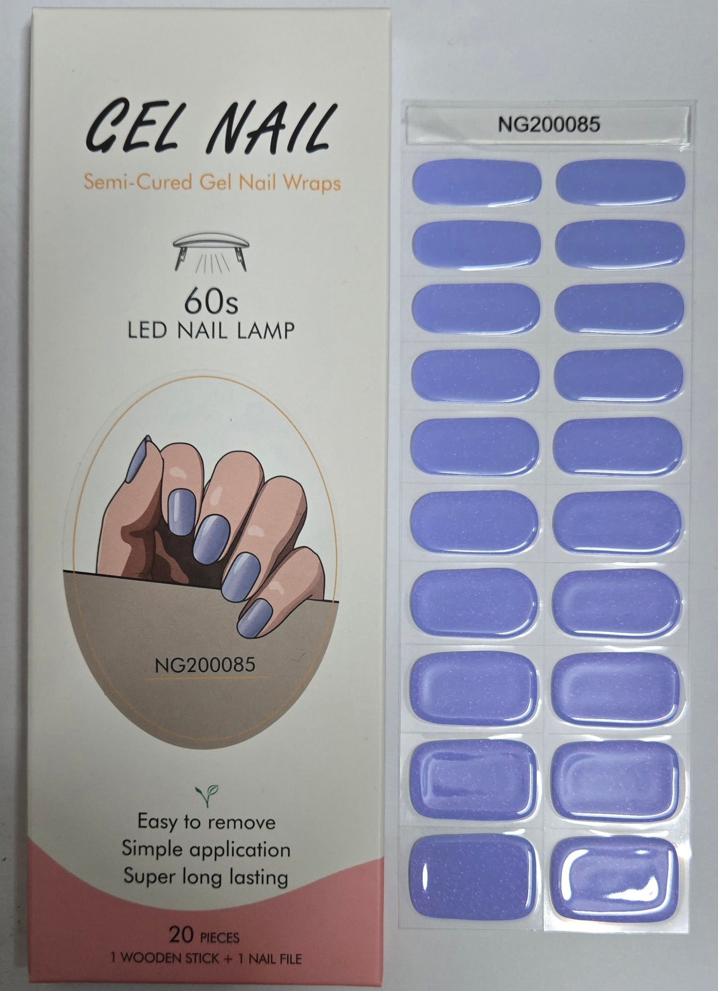 UV Folien NG - Soft Glimmer Violetta NG200085