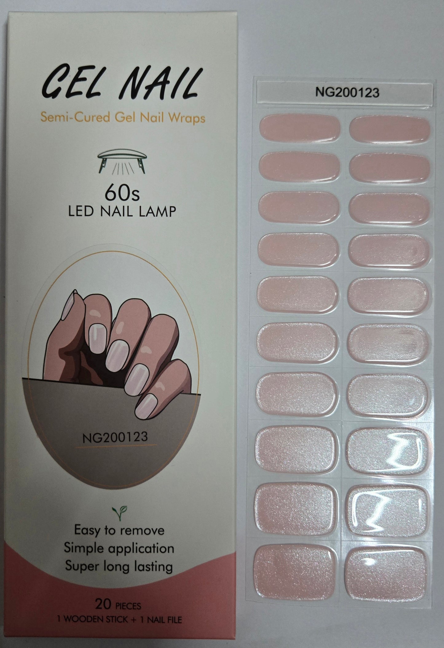 UV Folien NG - Soft Glimmer Rosé NG200123