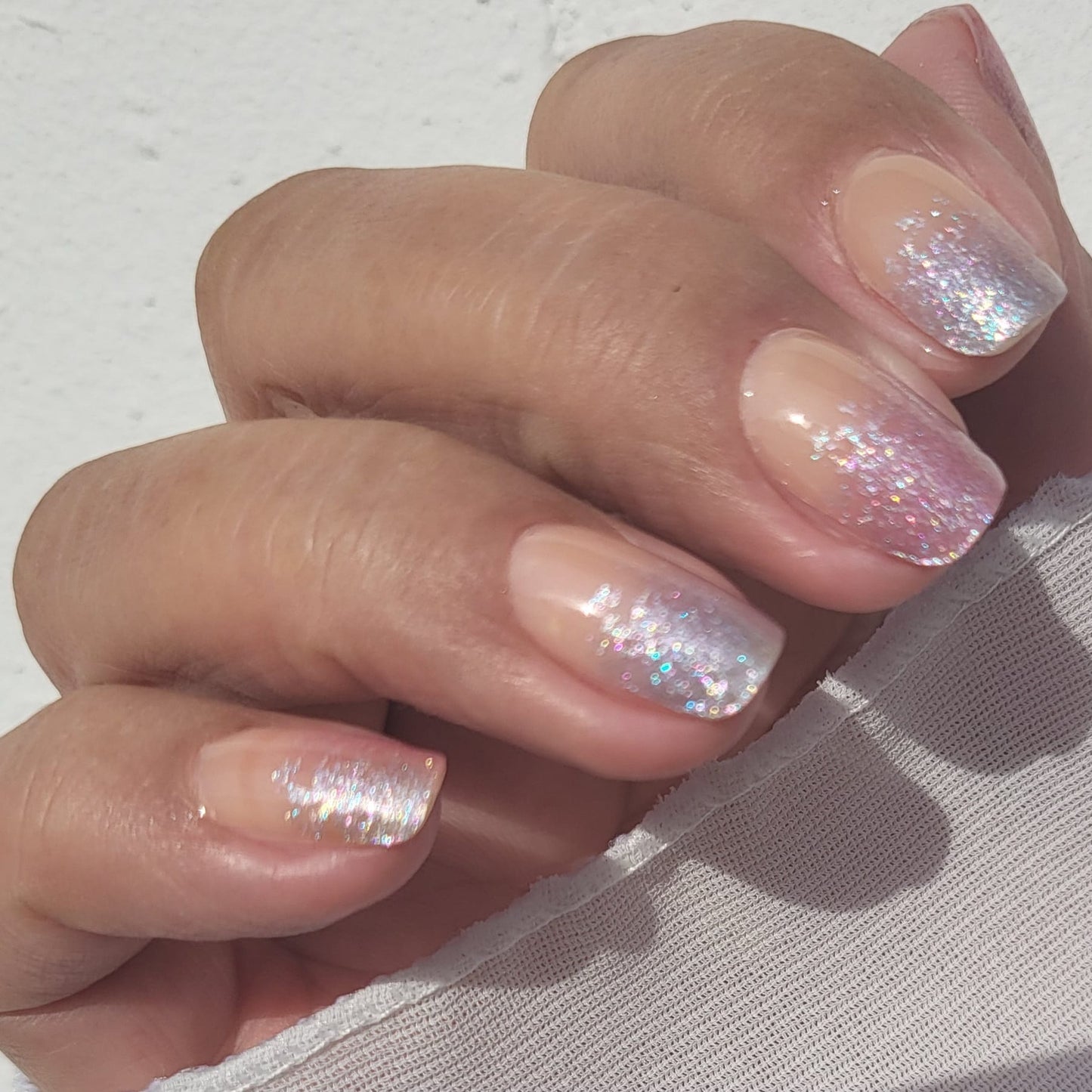 UV Gel Folien NC - Rainbow French NC250114