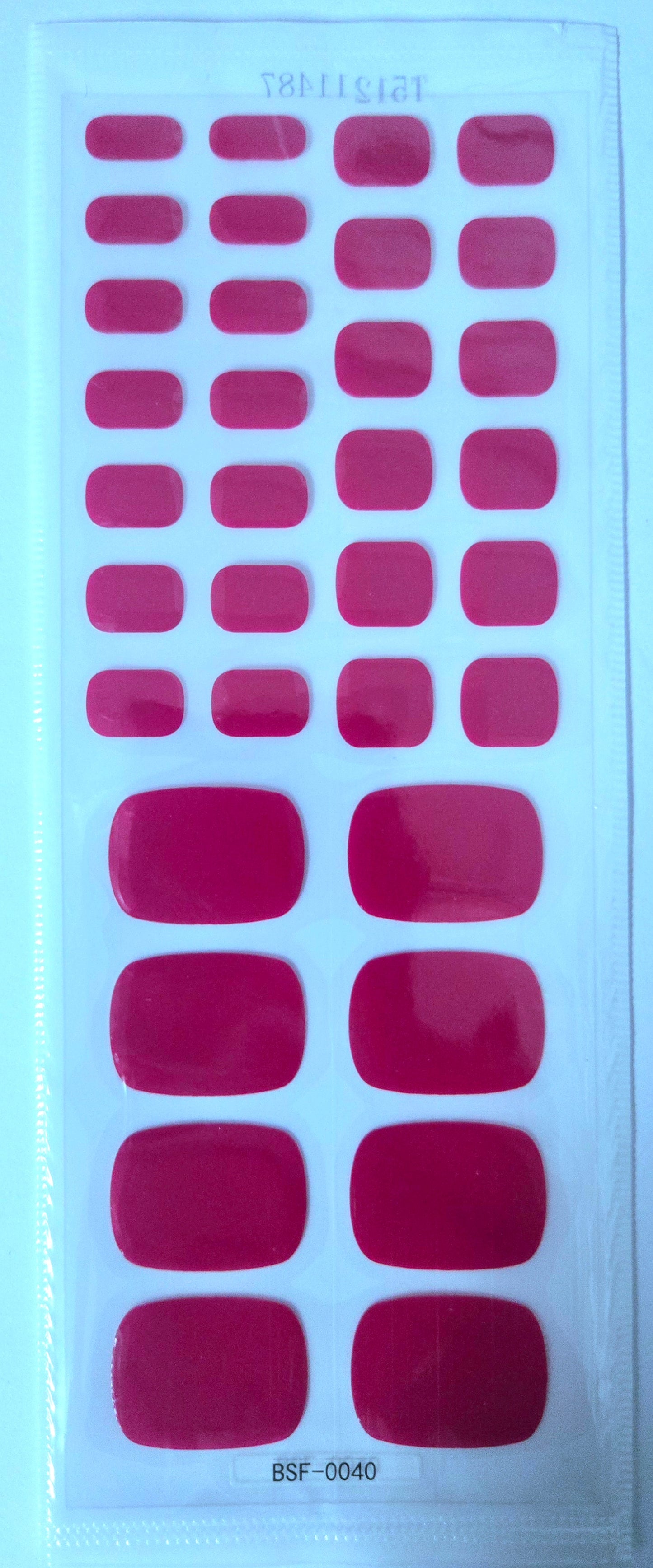 Fußfolien FF40 - Magenta BSF0040