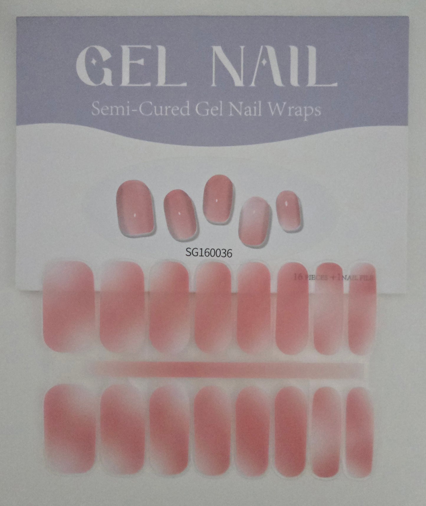 UV Gel Folien SG - Pink Cloud - SG160036