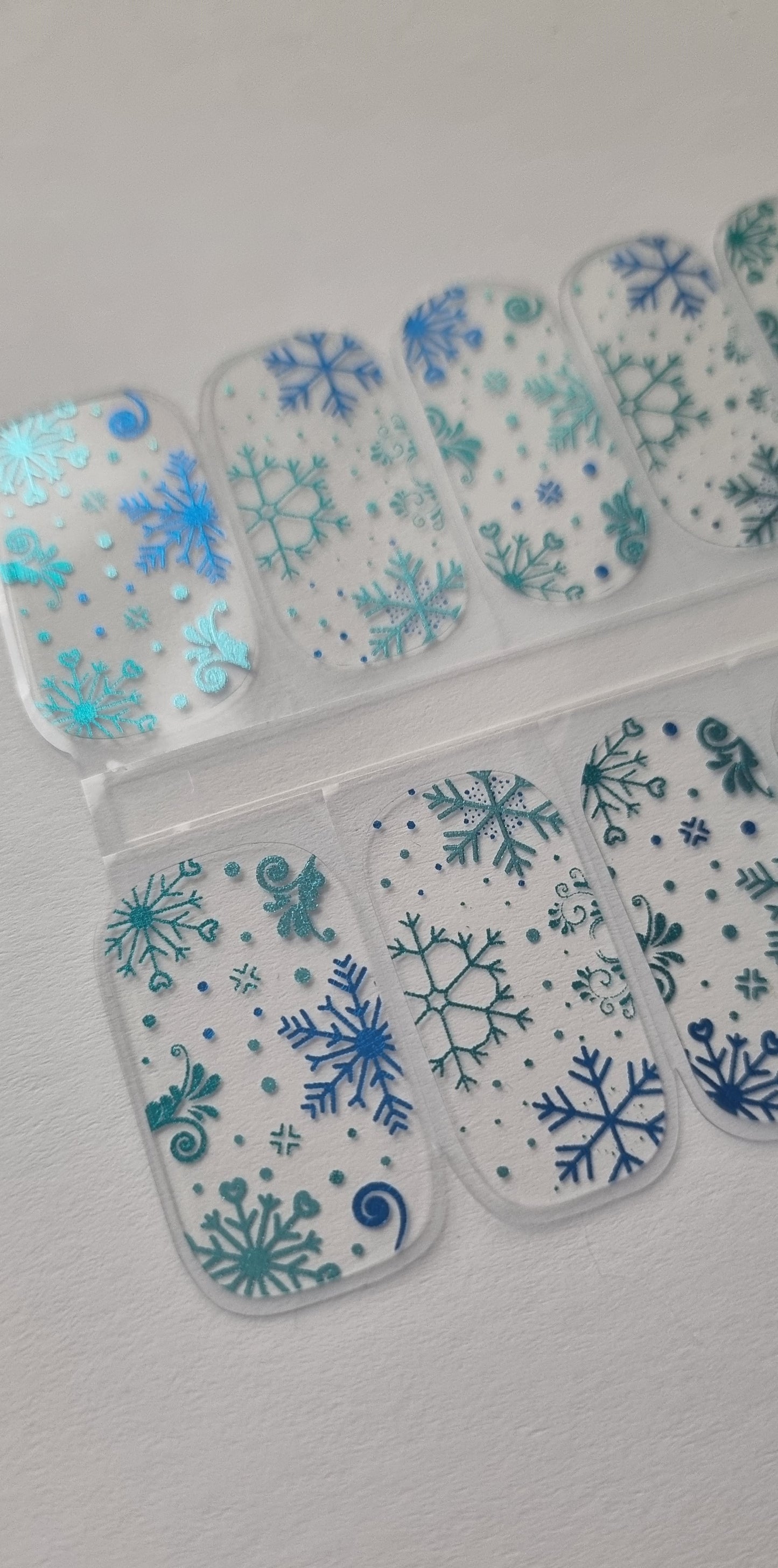 UV Gel Folien SG - Blue Flakes - SG160120